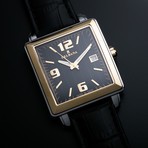 Delbana Lucerne Rectangular Quartz // 467.502YL BLK