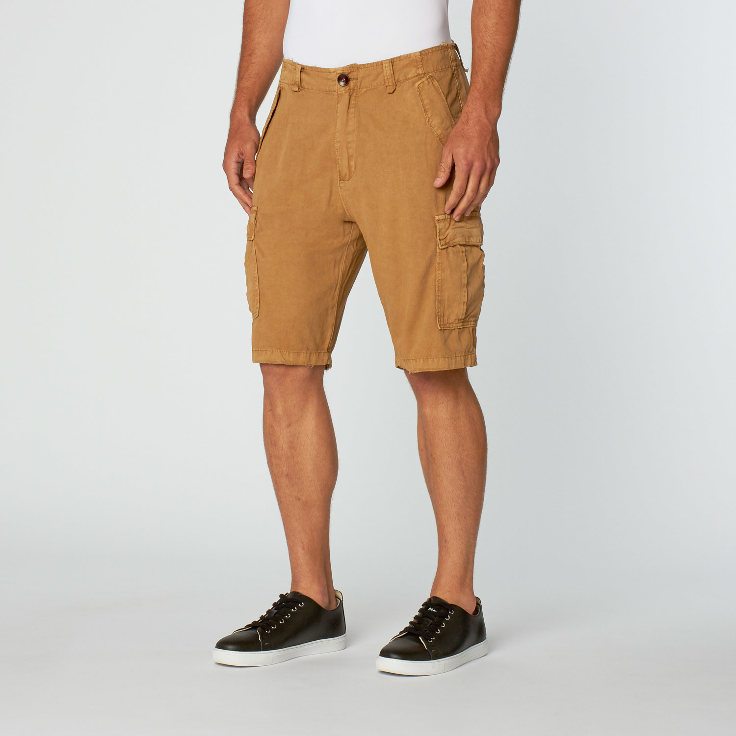 jogger shorts khaki