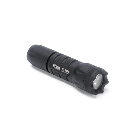 A313 1-Cell Modular Flashlight + Crenellated Bezel Ring