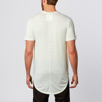 Burney Long Line T-Shirt // Pastel Mint (M)