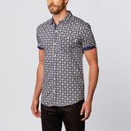 Duxbury Short-Sleeve Shirt // Navy (M)