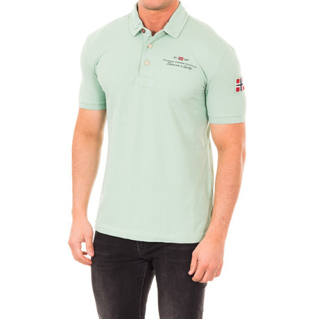 Short-Sleeve Sport Polo // Light Green (S)