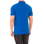 Short-Sleeve Patch Embroidery Polo // Cobalt (2XL)