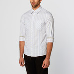 Long-Sleeve Shirt // Light Blue Stripe (M)
