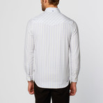 Long-Sleeve Shirt // Light Blue Stripe (M)