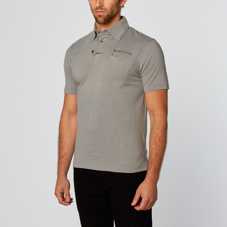 Latitude Short-Sleeve Polo // Grey (S)