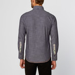 Mosley Chambray Long-Sleeve Shirt // Blue (M)