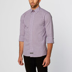 Poynton Long-Sleeve Shirt // Purple Check (XL)