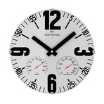 Domed Glass Wall Clock // Weather Station // W300DG65W