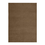 Ruggable // 2-Piece Washable Rug System // Solid Chenille // Tobacco