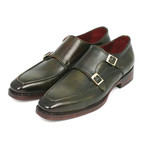 Goodyear Welted Double Monkstrap // Green (Euro: 46)