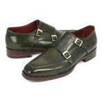 Goodyear Welted Double Monkstrap // Green (Euro: 47)