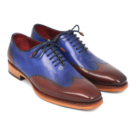 Wingtip Oxford Goodyear Welted // Blue + Brown (Euro: 38)