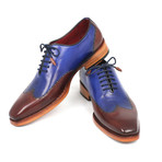 Wingtip Oxford Goodyear Welted // Blue + Brown (Euro: 39)