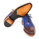 Wingtip Oxford Goodyear Welted // Blue + Brown (Euro: 39)