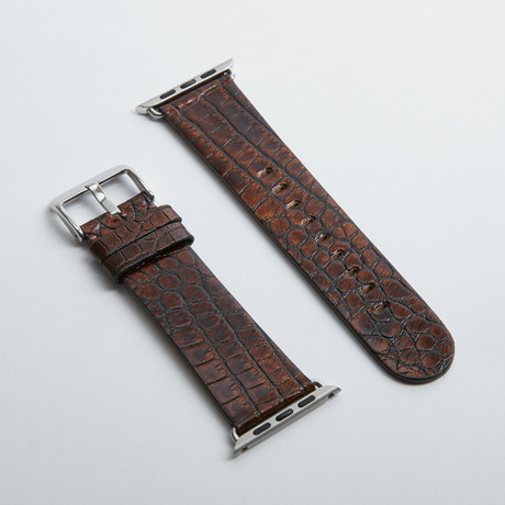 Hadley-Roma // Apple Watchstrap // Genuine Leather // Bronze Neptune Alligator (38mm)
