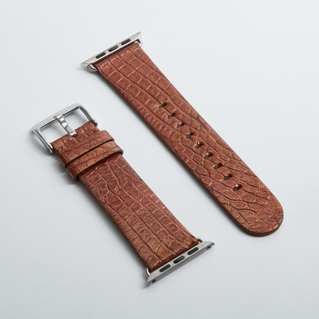 Apple Watchstrap // Genuine Leather // Copper Alligator (38mm)