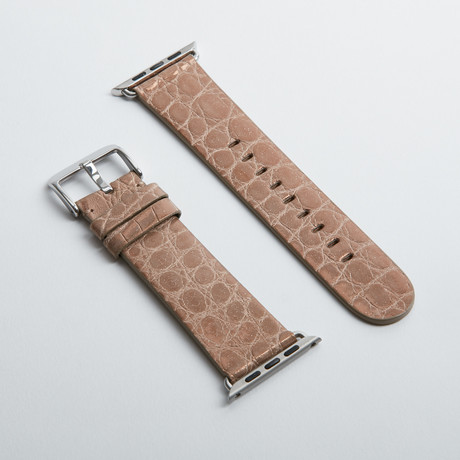 Apple Watchstrap // Genuine Leather // Bronze Crisp Alligator (38mm)