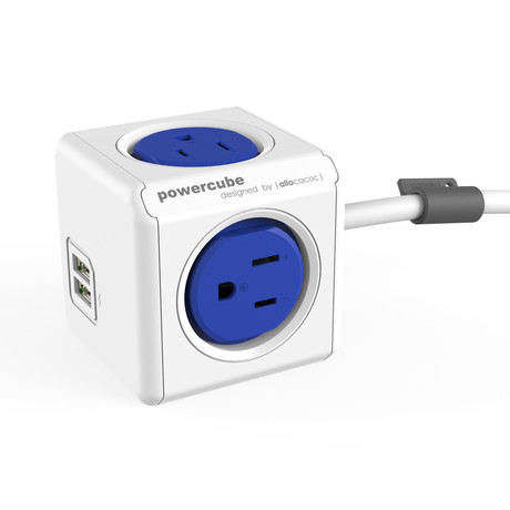 PowerCube Extended USB // 4 Outlets // 5' (Standard)