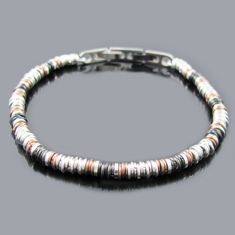 Findings Polished Steel Bracelet