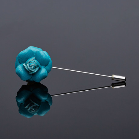 The Naeem Lapel Pin // Turquoise