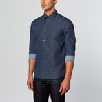 Matteo Dress Shirt // Navy (XL)