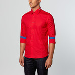 Riga Dress Shirt // Red (4XL)