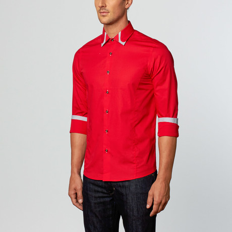 Milan Dress Shirt // Red (S)