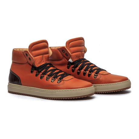 Opus High-Top Sneaker // Orange (Euro: 40)
