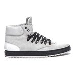 YLATI // Opus High-Top Sneaker // White (Euro: 43)