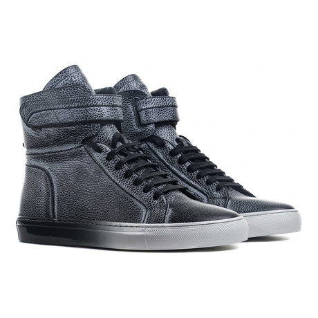 YLATI // Amalfi High-Top Sneaker // Black + White (Euro: 40)