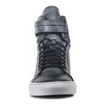 YLATI // Amalfi High-Top Sneaker // Black + White (Euro: 40)