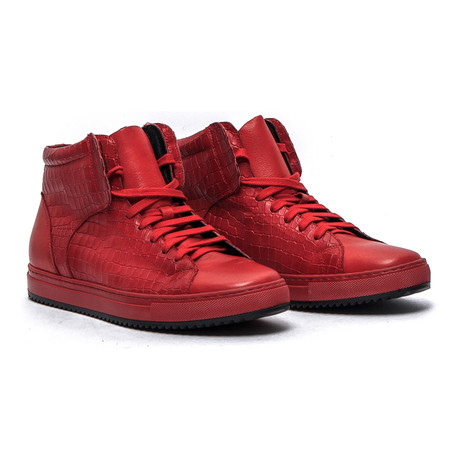 Nerone High-Top Sneaker // Red (Euro: 42)