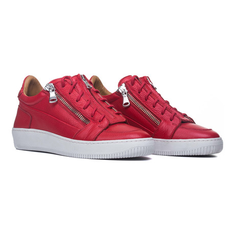 Augusto Low-Top Sneaker // Red (Euro: 40)