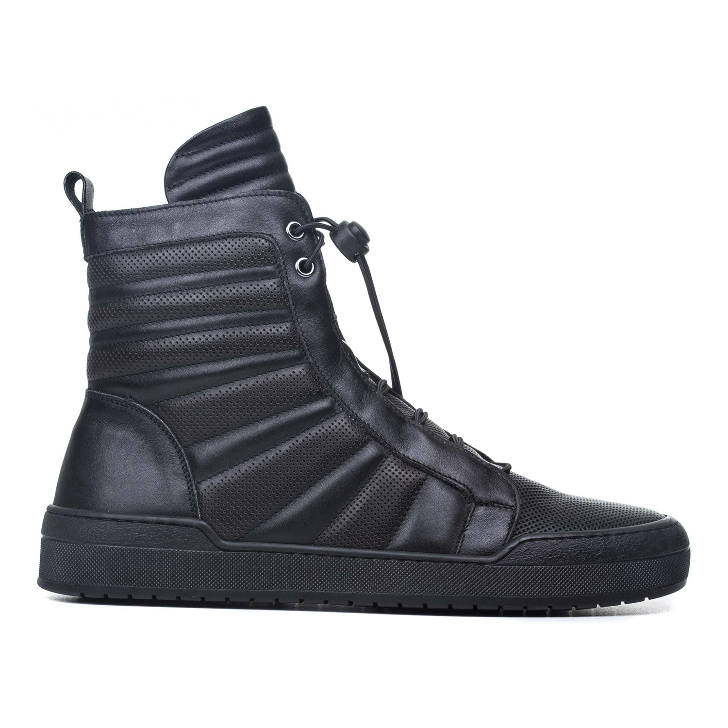 Apollo Leather High-Top Sneaker // Black (Euro: 45) - YLATI Footwear ...