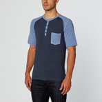 Split // Freeman Knit Long Sleeve // Blue (L)