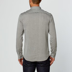 Marco Woven Long Sleeve // Pine (2XL)