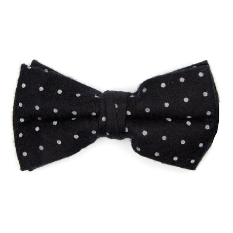 Bow Tie // Black + White Dot