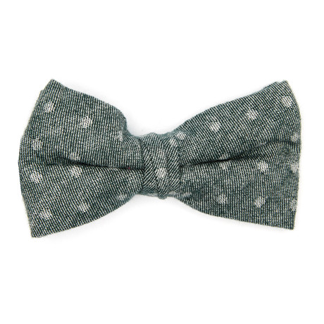Ombre Bow Tie // Emerald Dot