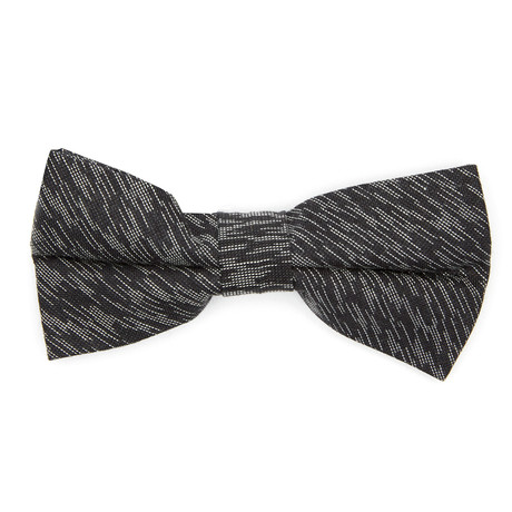 Hypnotic Bow Tie // Black + Grey