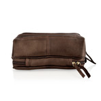 Woodland Leather // Wash Bag // Brown