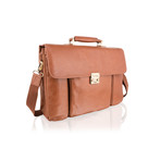 Satchel Briefcase // Dark Brown