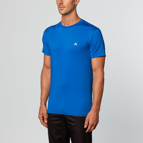 Artic Cool // Instant Cooling Crewneck Tee // Royal Blue (Small)