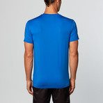 Artic Cool // Instant Cooling Crewneck Tee // Royal Blue (Small)