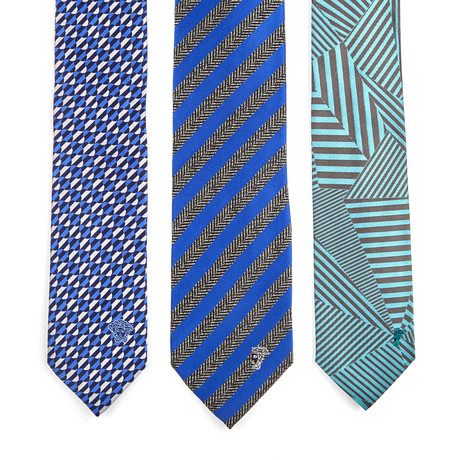 Forlì Tie //Blue + Black // Pack of 3