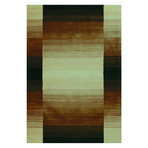Striated // Chocolate (5'L x 7'6"W)