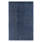 Linear // Navy (2'6"L x 8'W)