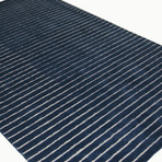 Linear // Navy (2'6"L x 8'W)