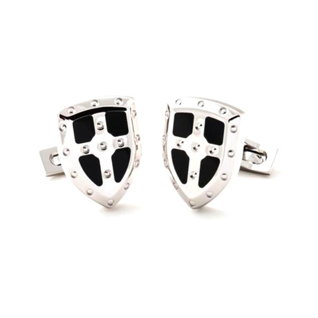 S.T. Dupont White Knight Cufflinks // Limited Edition