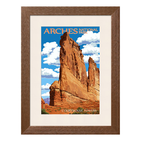 Arches National Park // Courthouse Towers